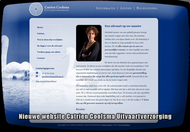Nieuwe website Catrien Coolsma Uitvaartverzorging